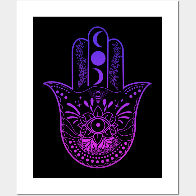 Hamsa Wall Art by Eloquent Moxie